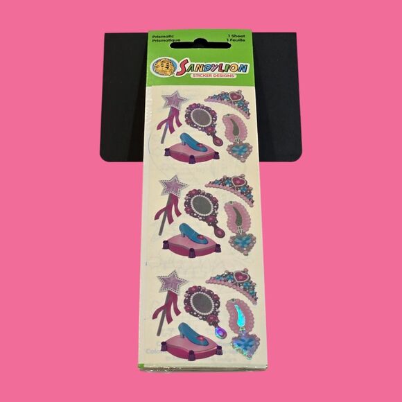 Vintage Prismatic SandyLion Princess Wand Slipper Accessories Stickers 1 Sheet - Picture 3 of 5